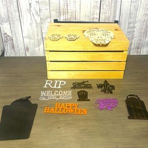 Halloween wood craft items